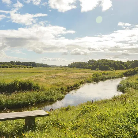 Hodde With Fireplace Сasa de vacaciones Tistrup